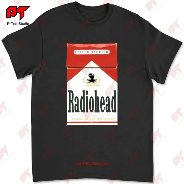 Radiohead Malboro Smoking T-shirt 9PIO