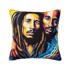 Custom Jamaica Reggae Rock Bob Marley Pillow Bedroom Decoration Modern Outdoor Cushions Square Pillowcase - Imagem 27