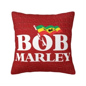 Custom Jamaica Reggae Rock Bob Marley Pillow Bedroom Decoration Modern Outdoor Cushions Square Pillowcase - Imagem 10