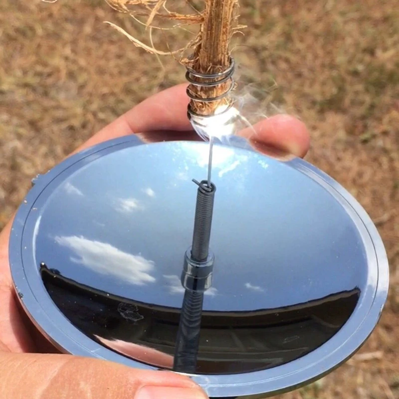 Ferramenta de emergência ao ar livre acessórios engrenagem à prova vento fogo starter ao ar livre solar mais leve acampamento sobrevivência equipamentos de acampamento starter - Imagem 1