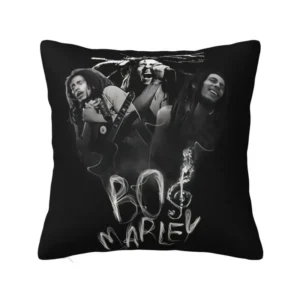 Custom Jamaica Reggae Rock Bob Marley Pillow Bedroom Decoration Modern Outdoor Cushions Square Pillowcase - Imagem 25