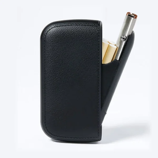 Novo Estojo de Cigarros em Couro Sintético com Isqueiro Eletrônico USB de Tungstênio, Estojo de Cigarros, Presente Exquisito para Homens, Ferramenta para Cigarros