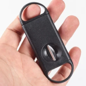 Portable Stainless Steel Cigar Cutter V Shape Blade Cigarro Knife Hole Opener Cigarrera Cutting Tool Dual Use Accessories - Imagem 7