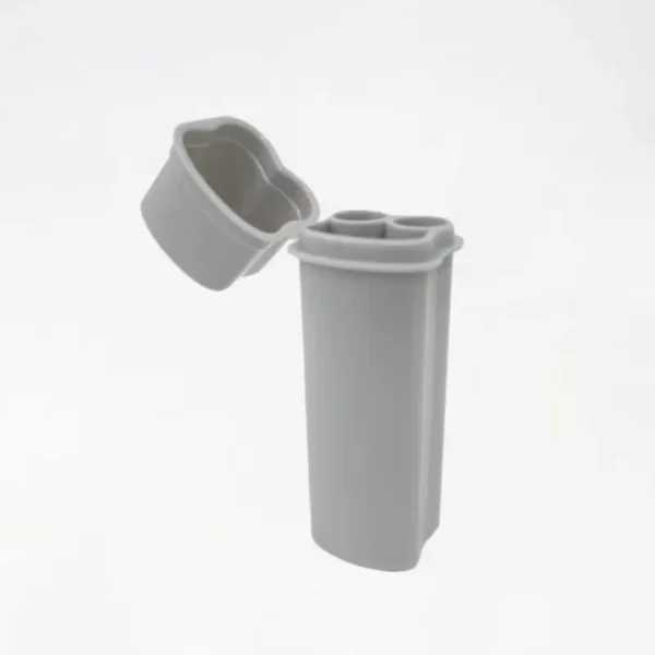 Kit de caixa de cigarro flip-top de uma peça com dois furos, incluindo isqueiro para fácil armazenamento e transportar em torno de acessórios para fumar