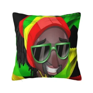 Custom Jamaica Reggae Rock Bob Marley Pillow Bedroom Decoration Modern Outdoor Cushions Square Pillowcase - Imagem 23