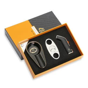 Puro Travel Ashtray Home Torch Jet Flame Cigar Lighter Smoking Accessories Tobacco Cigar Cutter Charuto Gadgets - Imagem 11