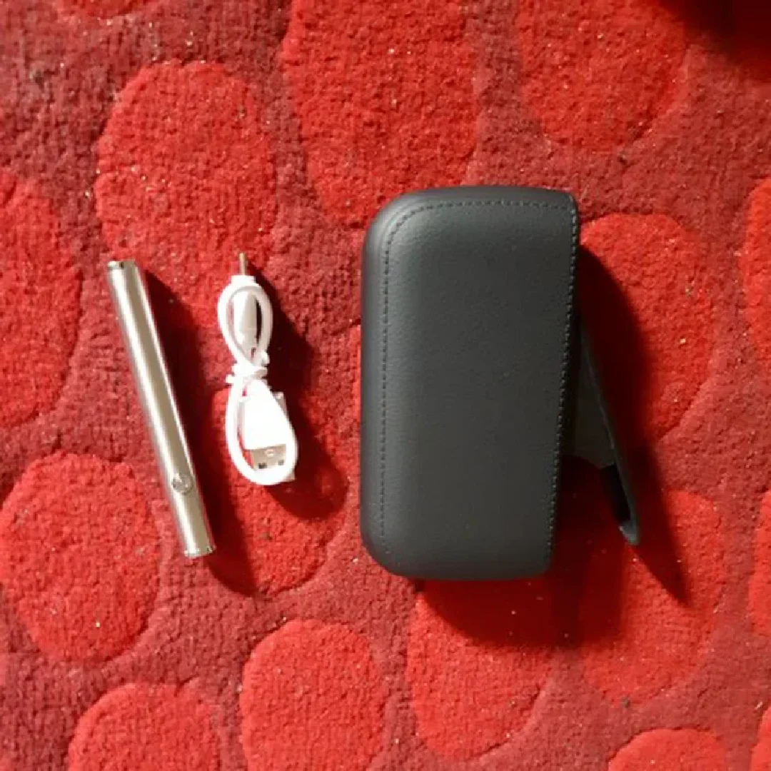 Novo Estojo de Cigarros em Couro Sintético com Isqueiro Eletrônico USB de Tungstênio, Estojo de Cigarros, Presente Exquisito para Homens, Ferramenta para Cigarros - Imagem 6