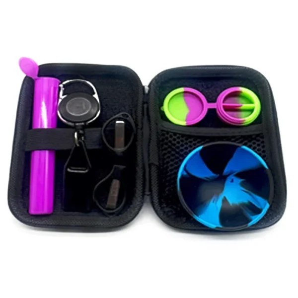 1 conjunto de recipientes de silicone antiaderentes, frascos, tesoura, tigela de silicone, caixa de armazenamento para presente, fumar, acessórios domésticos para casa