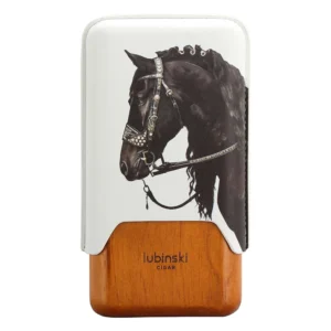 LUBINSKI Genuine Leather Cigar Case Travel 2026 Horse Pattern Storage Bag Cigarro Case For Cigars - Imagem 8