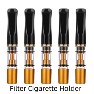 5PCS Reduce Tar Smoke Holder Smoking Accessories Reusable Mouthpiece Tar Filter Oral Care Tobacco Tar Clean Cigarette Holders - Imagem 2