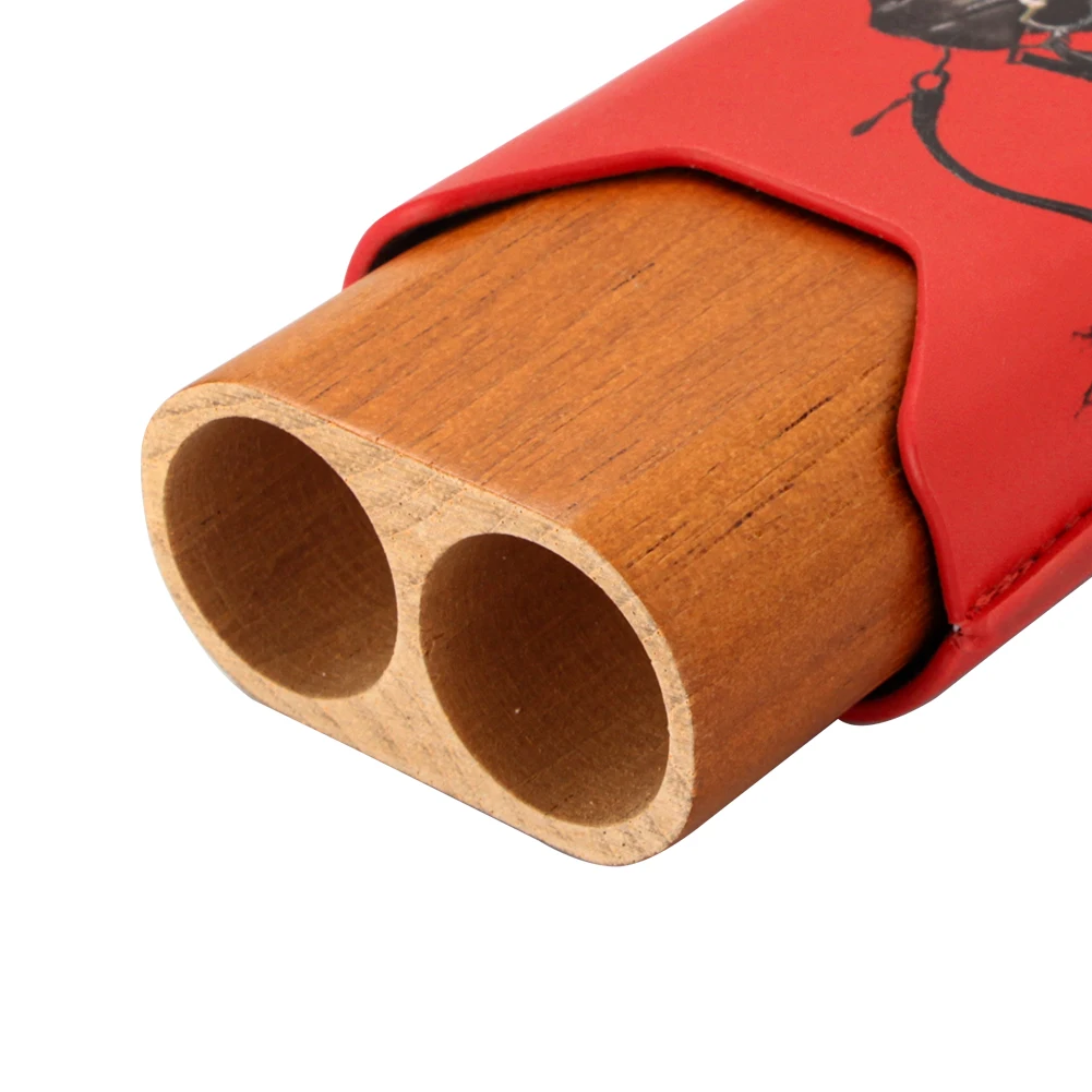 LUBINSKI Genuine Leather Cigar Case Travel 2026 Horse Pattern Storage Bag Cigarro Case For Cigars - Imagem 4