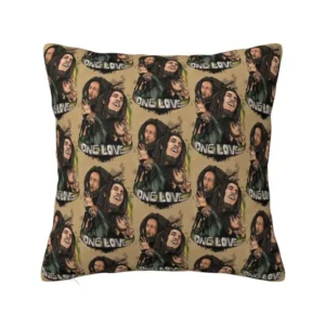 Custom Jamaica Reggae Rock Bob Marley Pillow Bedroom Decoration Modern Outdoor Cushions Square Pillowcase - Imagem 26