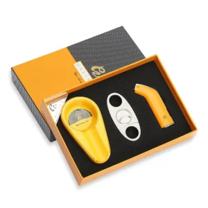 Puro Travel Ashtray Home Torch Jet Flame Cigar Lighter Smoking Accessories Tobacco Cigar Cutter Charuto Gadgets - Imagem 12