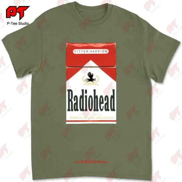 Radiohead Malboro Smoking T-shirt 9PIO