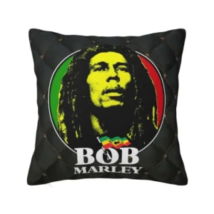 Custom Jamaica Reggae Rock Bob Marley Pillow Bedroom Decoration Modern Outdoor Cushions Square Pillowcase - Imagem 16