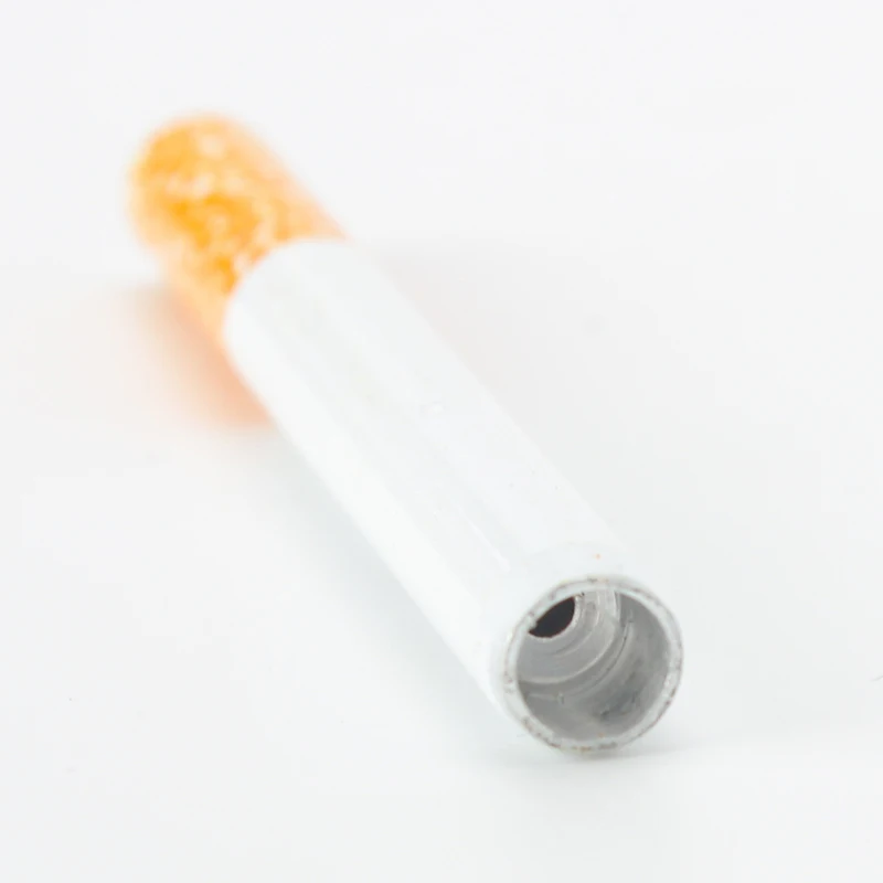 Portable Aluminum Tobacco Pipe, Washable Metal Mini Pipe with Ceramic Filter, Creative Smoking Accessory - Imagem 1
