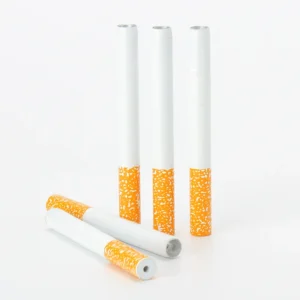 Portable Aluminum Tobacco Pipe, Washable Metal Mini Pipe with Ceramic Filter, Creative Smoking Accessory - Imagem 6