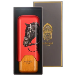 LUBINSKI Genuine Leather Cigar Case Travel 2026 Horse Pattern Storage Bag Cigarro Case For Cigars - Imagem 5