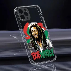 Jamaica Bob M-Marley Lion Phone Case For iPhone 17 16 15 14 13 12 Pro Max Plus Magnetic Clear Case Slim Wireless Charging - Imagem 4
